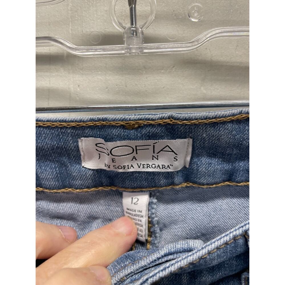 Sofia Vergara Women's Jeans Size 12 Melisa Flare Leg 5 Button Closure - Picture 3 of 8